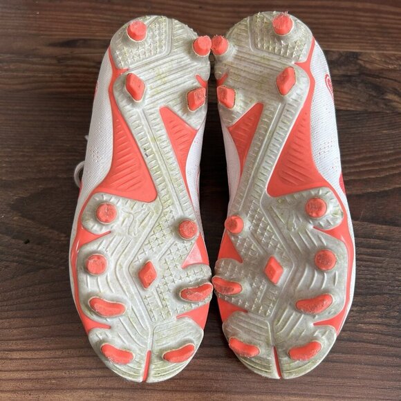 Puma Kids Future Play FG Soccer Cleats Size 12 White Pink Slip On Lace Up GUC - Picture 9 of 10